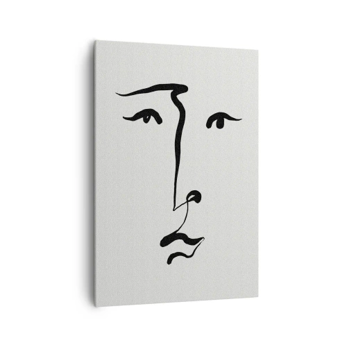 Vászonkép - Egyvonalas portré - 70x100 cm