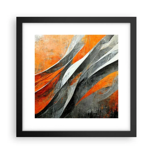 Poszter fehér keretben - Hőség és hideg - 30x30 cm
