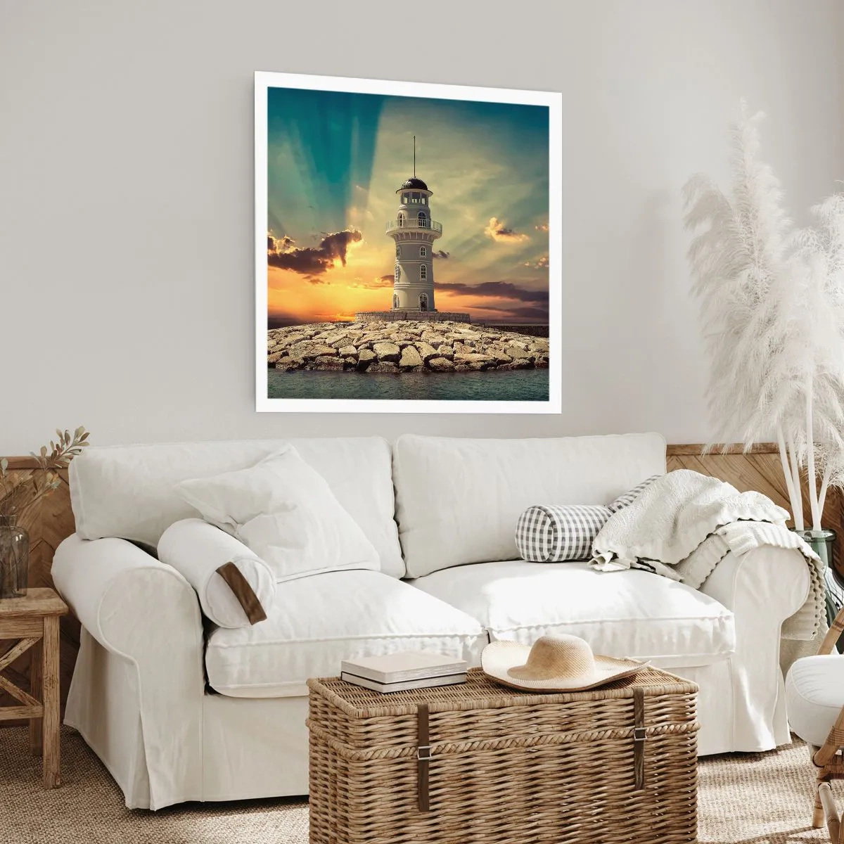 Poszter - Fény - Jóság - Szépség - 40x40 cm