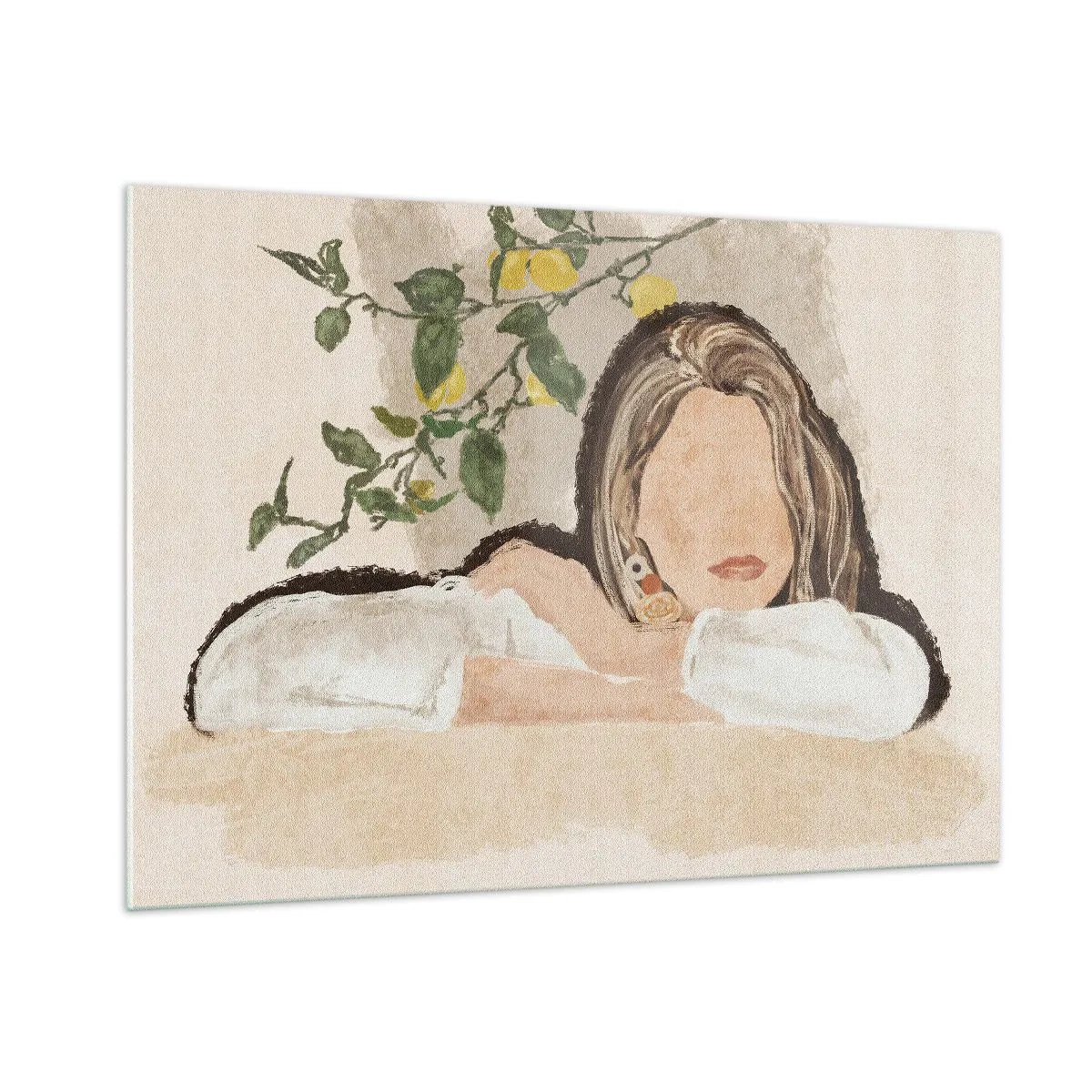 Üveg kép - Déli szépség - 100x70 cm