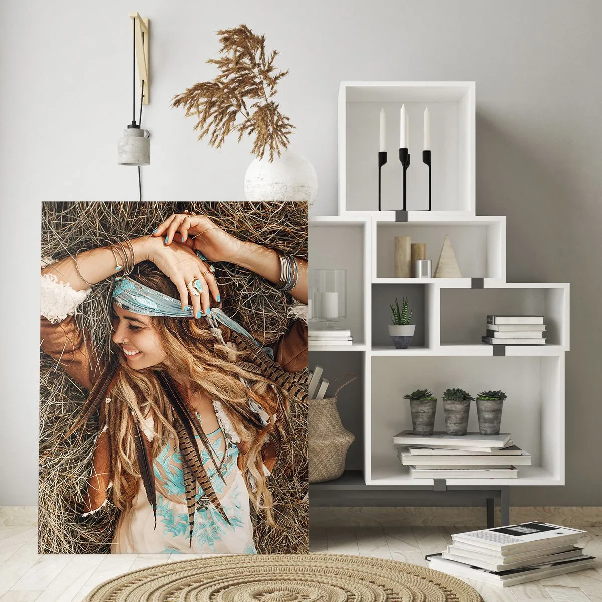 Üveg kép - Útban a szerelem nyara felé - 50x70 cm