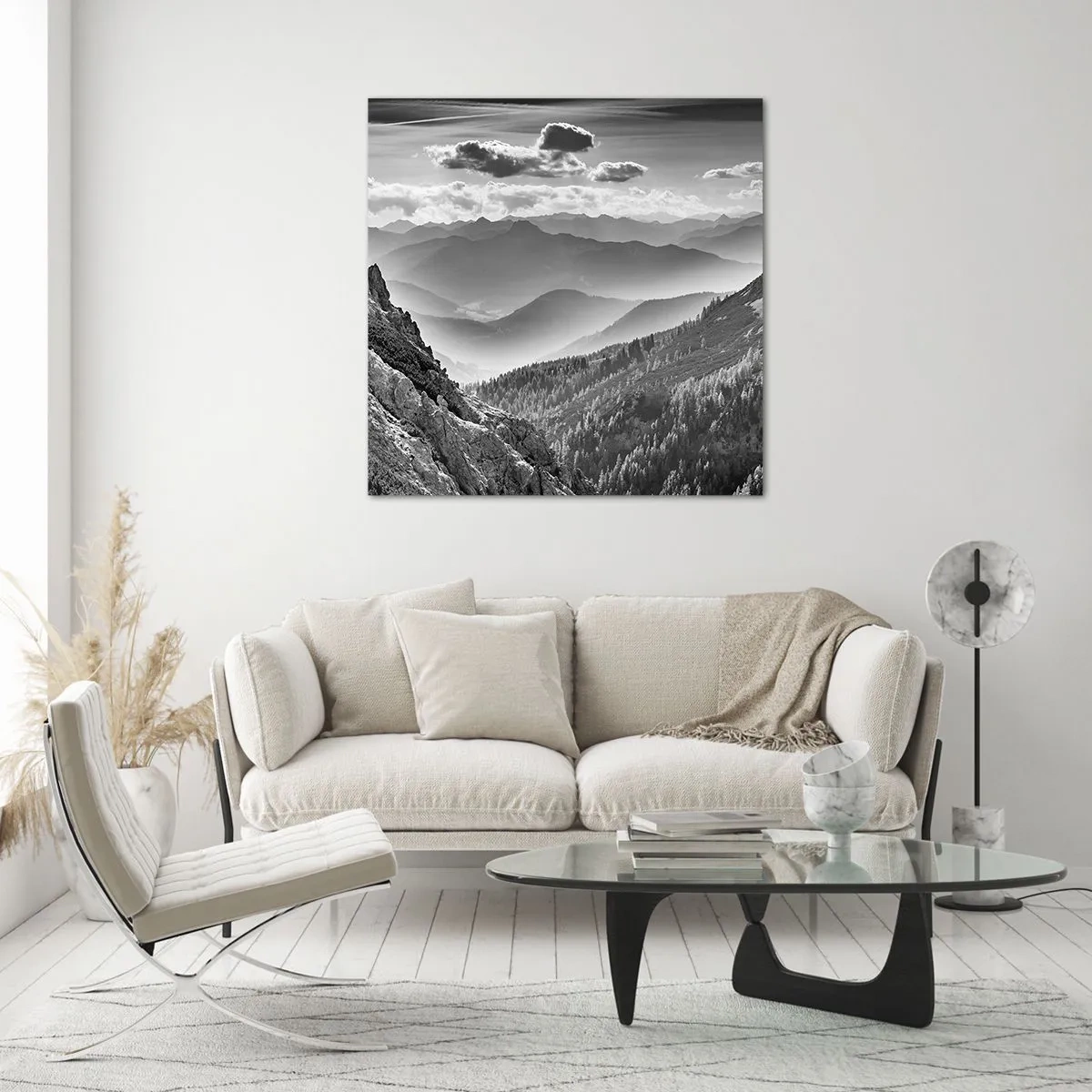 Üveg kép - Egészen a horizontig - 30x30 cm