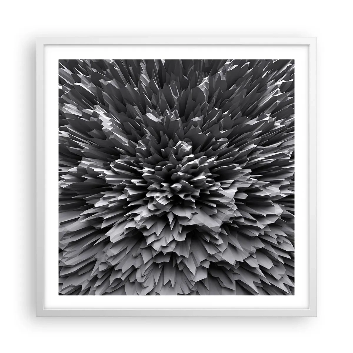 Poszter fekete keretben - Ennél élesebb már nem lehet. - 60x60 cm