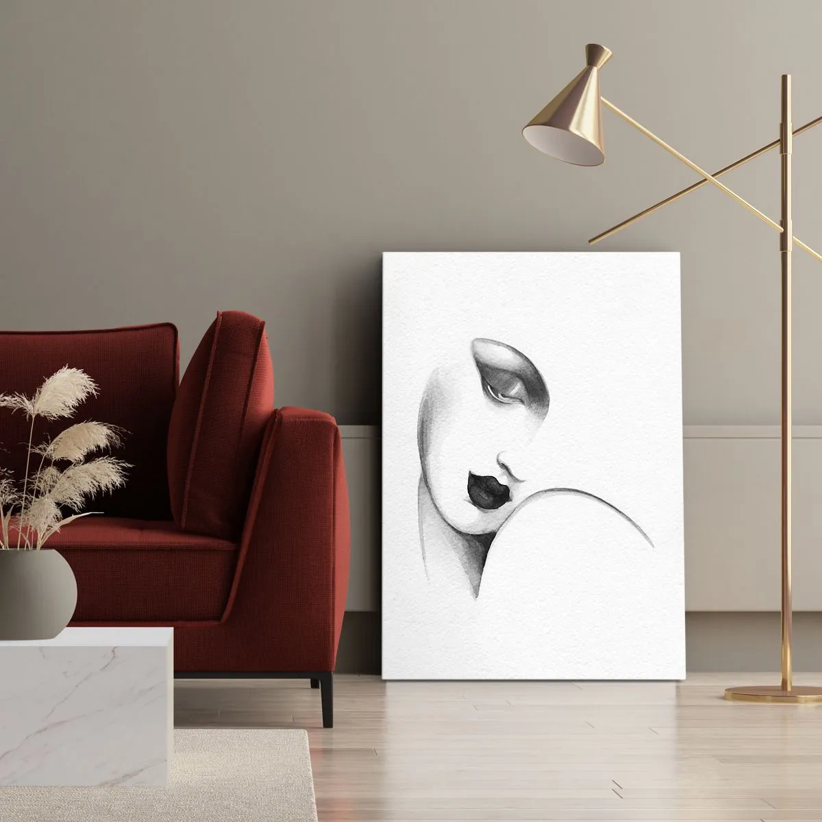 Vászonkép - Łempicka stílusában - 50x70 cm