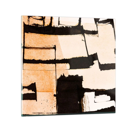 Üveg kép - Mégis rend - 70x70 cm