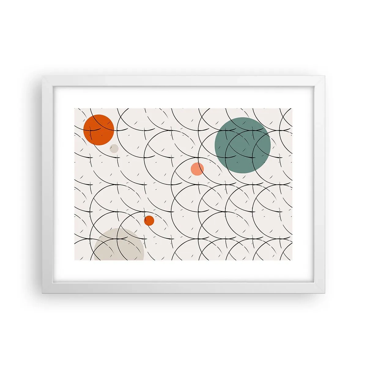 Poszter fekete keretben - A pop-art szellemében - 40x30 cm