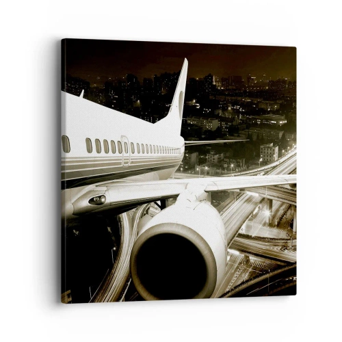 Vászonkép - Felrepülni az éjszakába - 40x40 cm