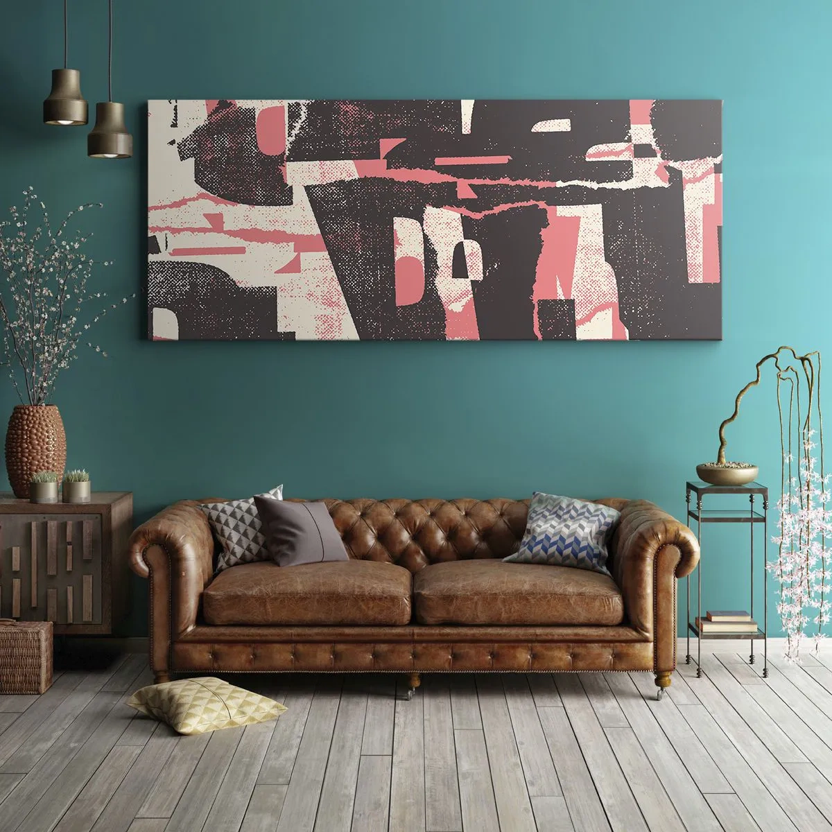 Vászonkép - Minden nyüzsgés és nyüzsgés - 100x40 cm