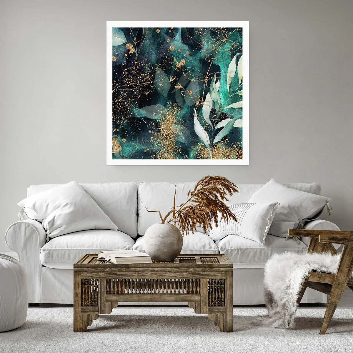 Poszter - Elvarázsolt kert - 60x60 cm