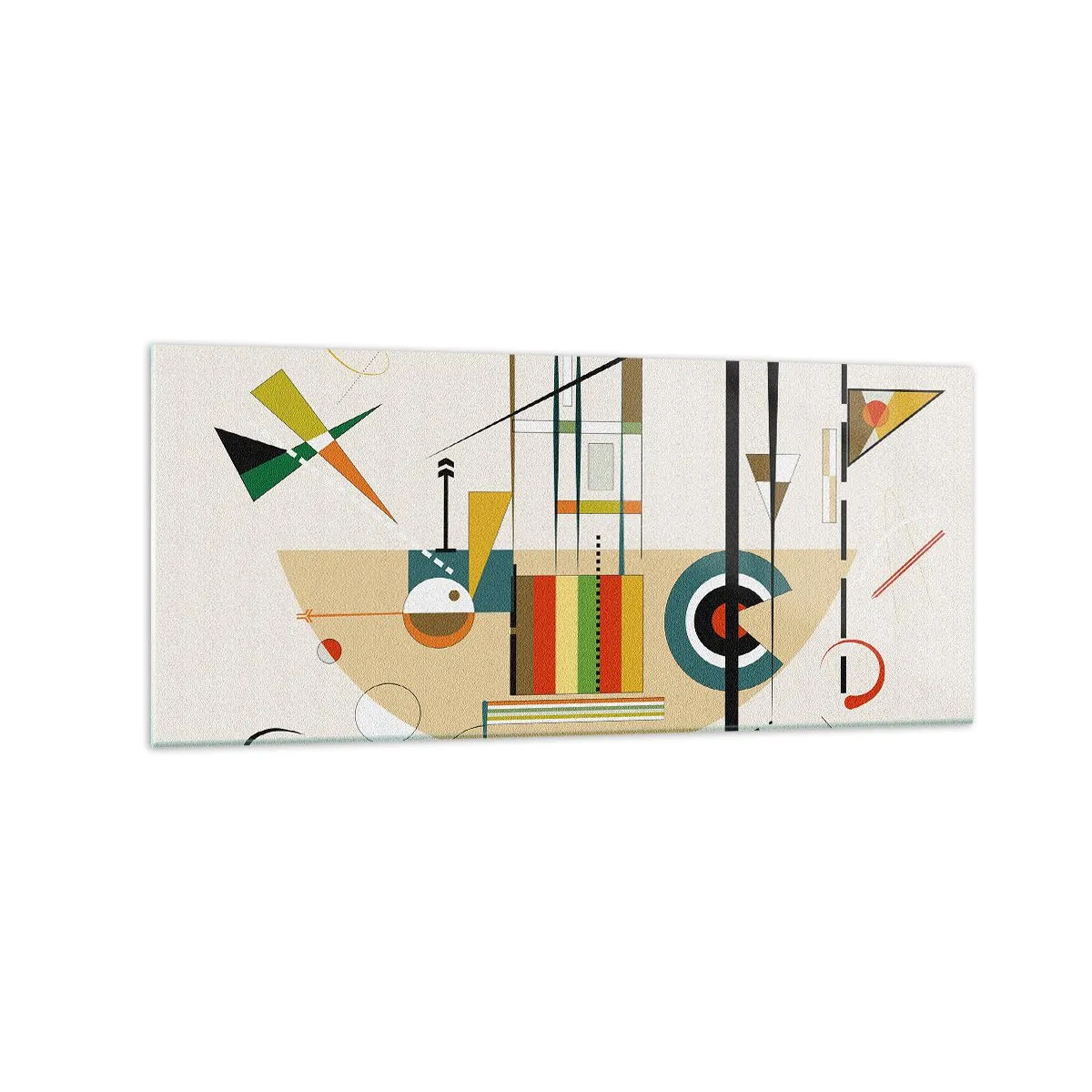 Üveg kép - És nevet a világ - 120x50 cm