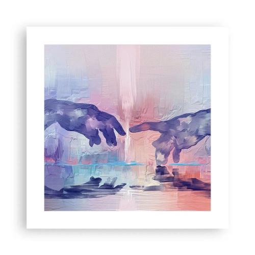 Poszter - Az élet isteni szikrája - 40x40 cm