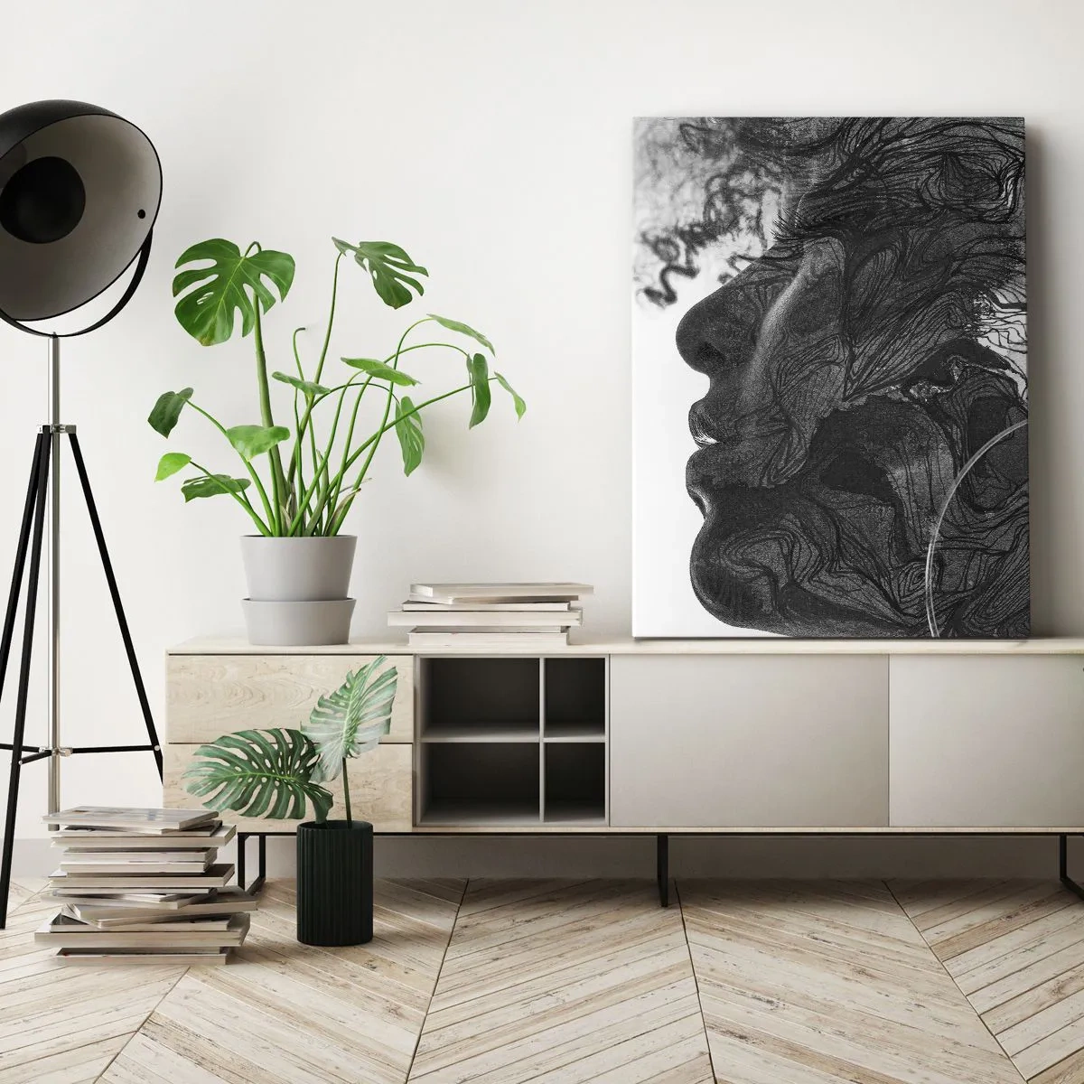 Vászonkép - Álmokba gabalyodva - 55x100 cm