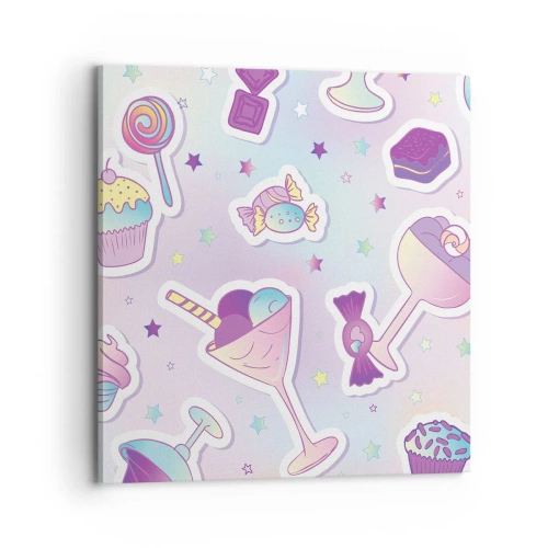 Vászonkép - Hogy minden nap születésnap legyen - 70x70 cm