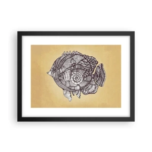 Poszter fehér keretben - A díszek óceánjából - 40x30 cm
