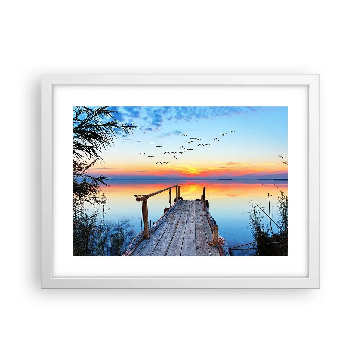 Poszter fekete keretben - Ideje visszamenni… - 40x30 cm