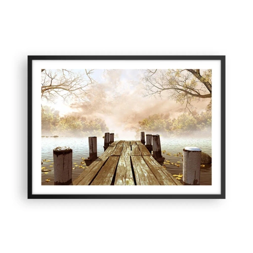 Poszter fehér keretben - Az ősz enyhe szomorúsága - 70x50 cm