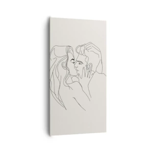 Vászonkép - Összegabalyodva az érzésben - 65x120 cm