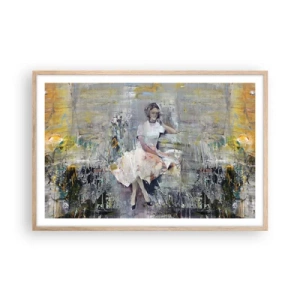 Poszter világos tölgy keretben - Klasszikus és modern - 91x61 cm