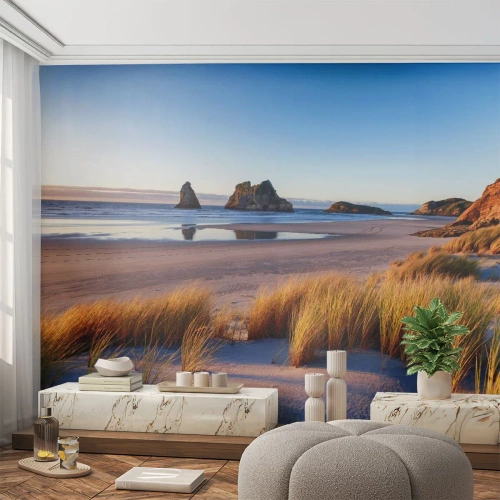 Öntapadós Fotótapéta Deluxe Sticker - A nyugalmat keresőknek - Dűnék, Strand, Természet - 100x70 cm