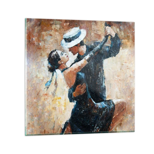 Üveg kép - A la Rudolf Valentino - 60x60 cm