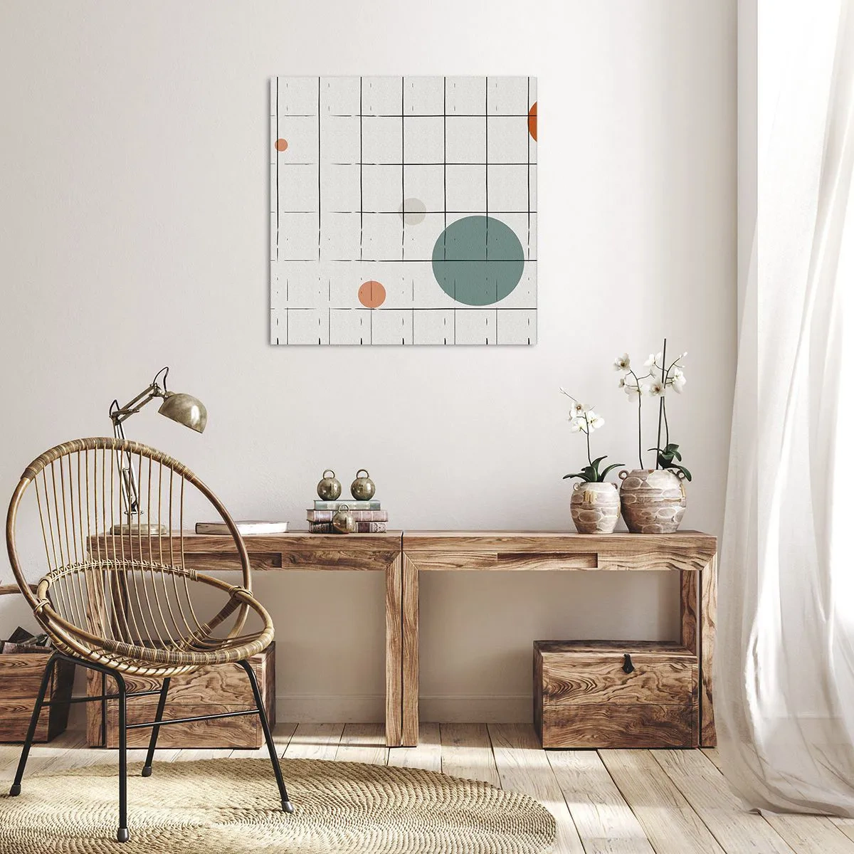 Vászonkép - Csapdába esve. Mi vagy ők? - 60x60 cm