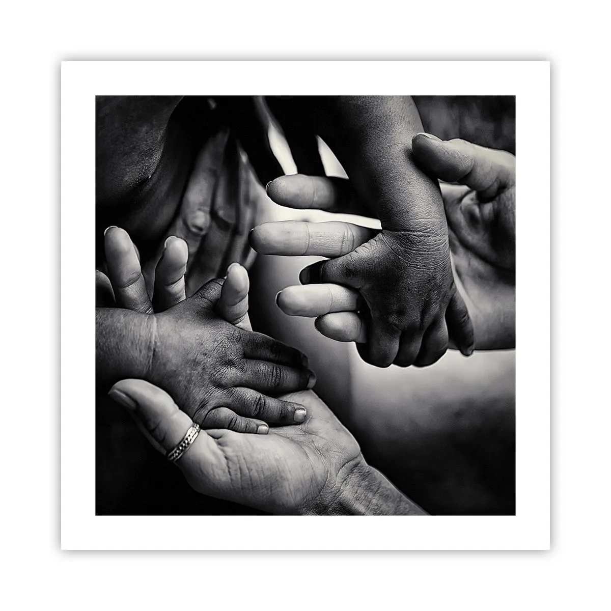 Poszter - Embernek lenni - 50x50 cm