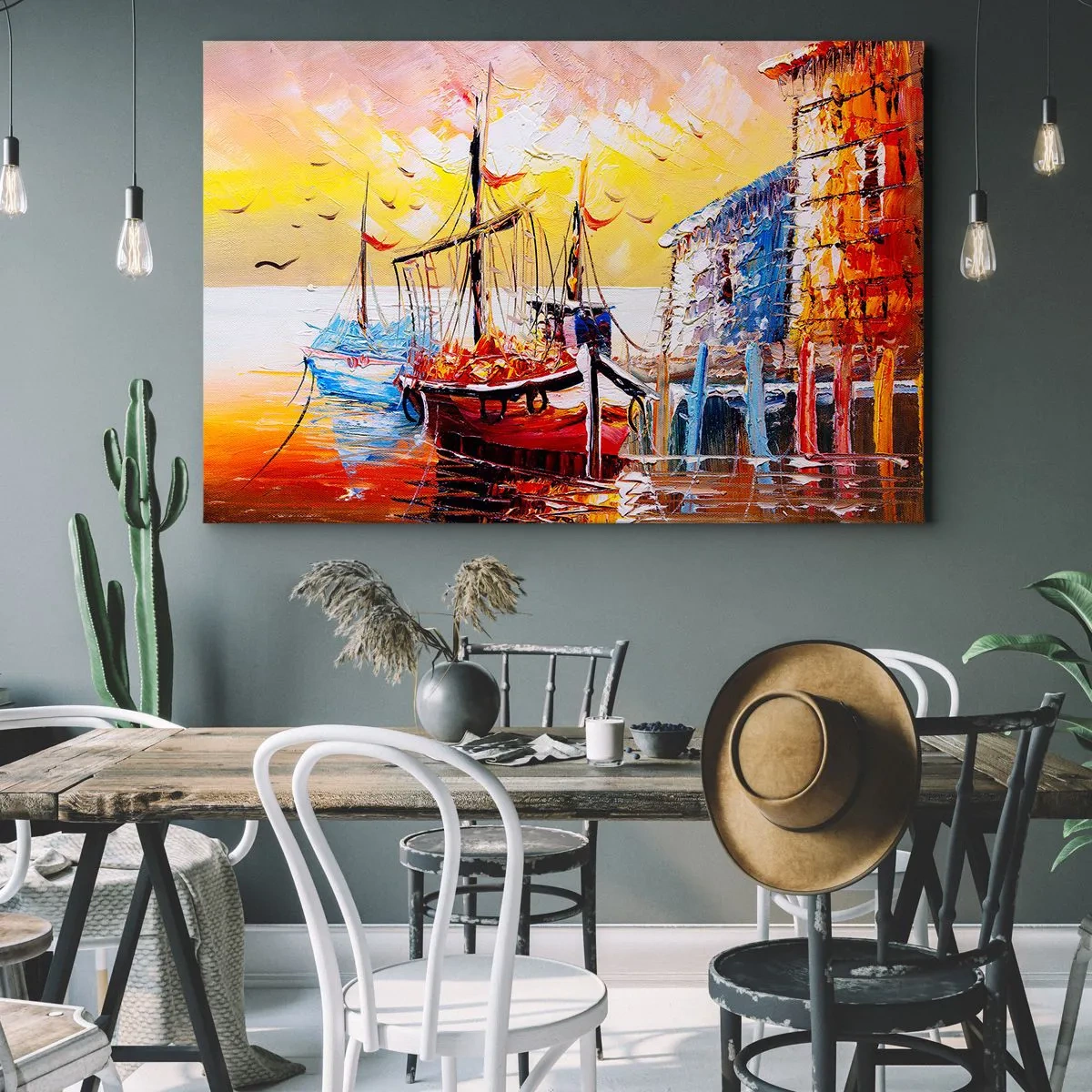 Vászonkép - Boldog visszatérés - 120x80 cm