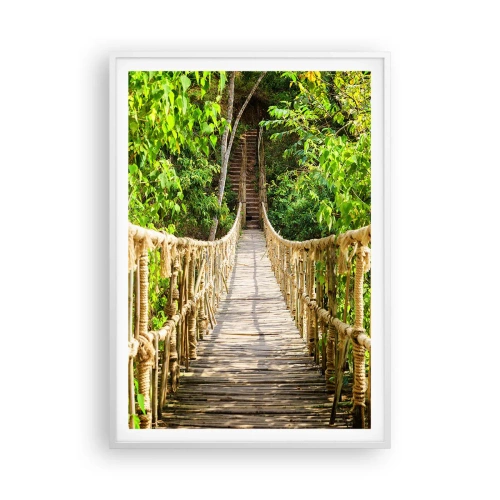 Poszter fekete keretben - Zöldben ragadva - 70x100 cm