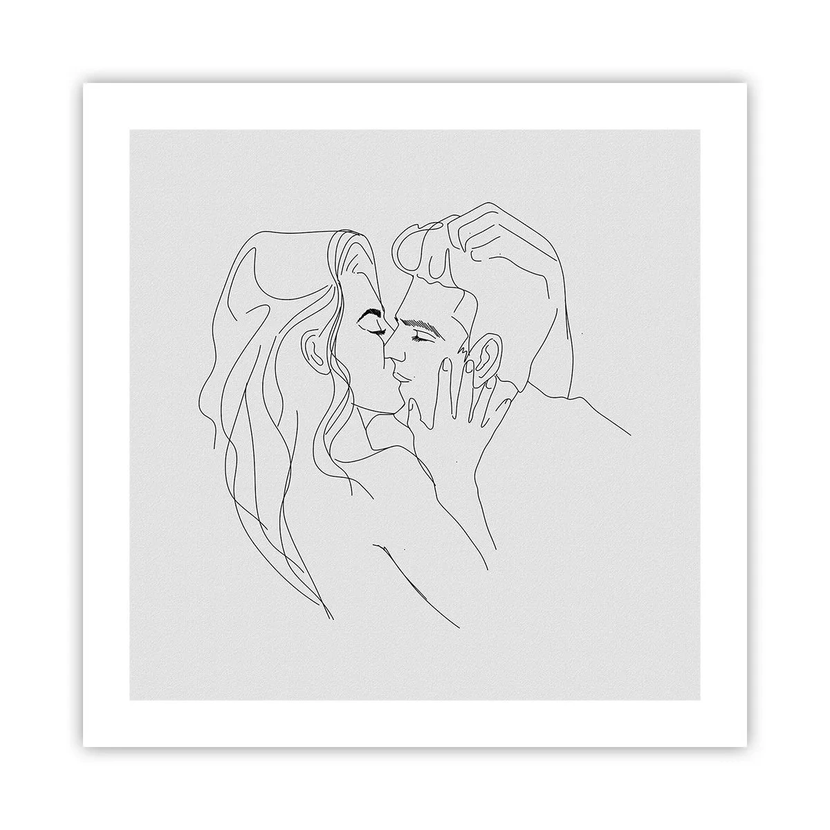 Poszter - Ugyanaz a vonalón - 50x50 cm