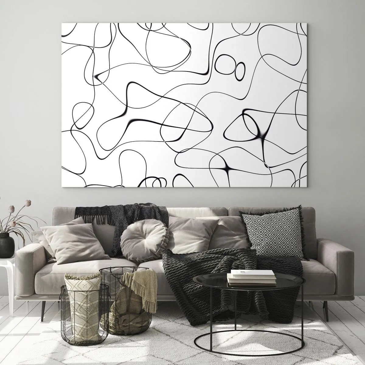Üveg kép - Életutak, sorsok - 120x80 cm