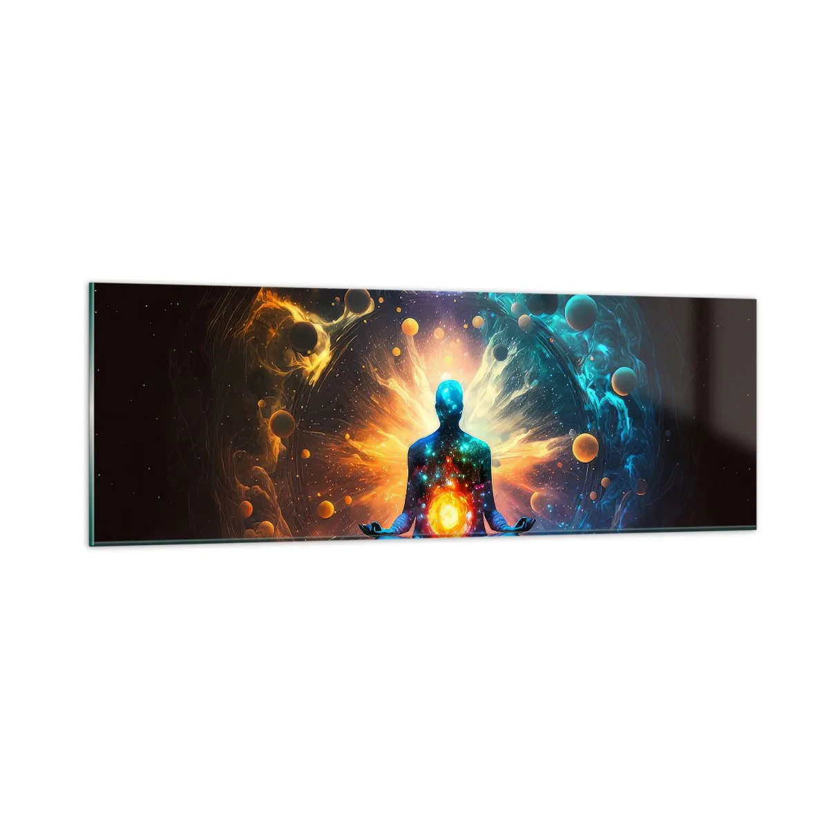 Üveg kép - Kozmikus nyugalom - 90x30 cm