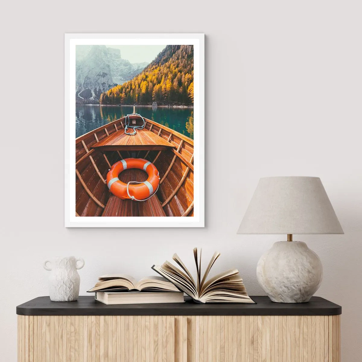 Poszter fekete keretben - Hegyi kirándulás - 40x50 cm