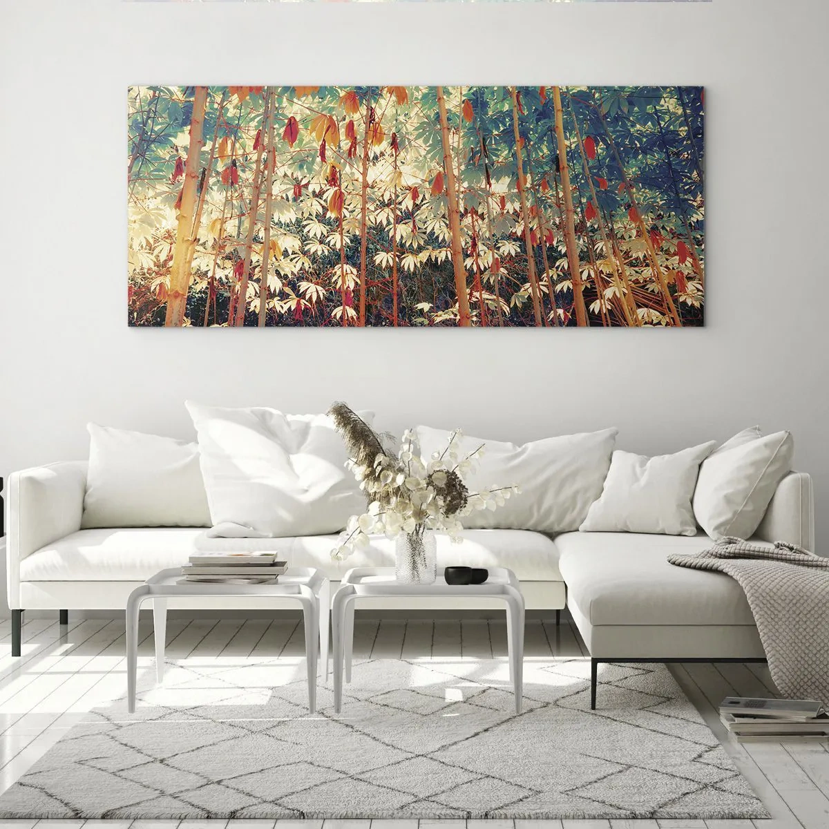 Üveg kép - A levelek titkos élete - 120x50 cm