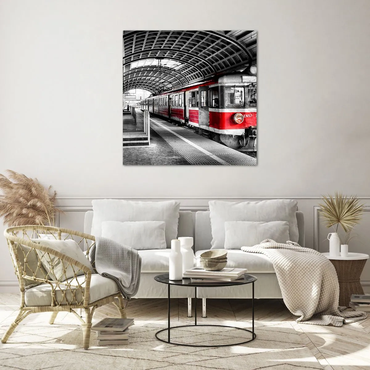 Üveg kép - Talán egy életre szóló utazás? - 60x60 cm