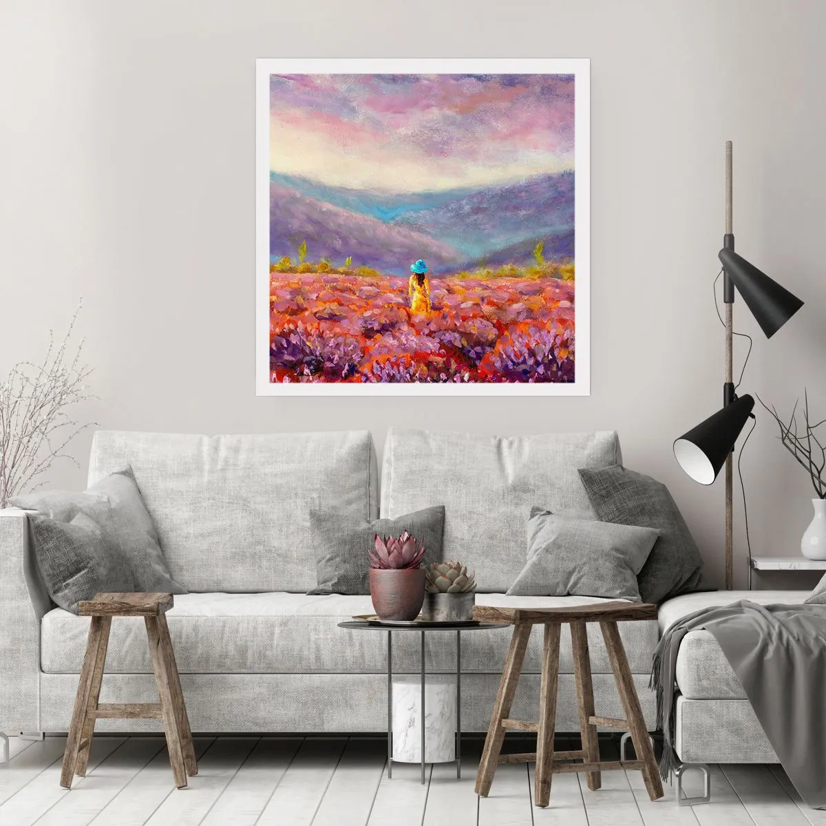 Poszter - A levendula világában - 40x40 cm