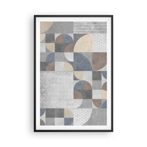 Poszter fehér keretben - Kerámia fantázia - 61x91 cm