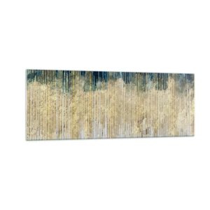 Üveg kép - Aranyozott határ - 140x50 cm