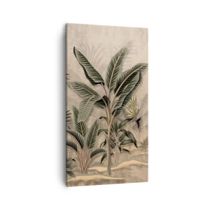 Vászonkép - Gyarmati stílusú metszet - 45x80 cm