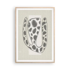 Poszter világos tölgy keretben - Egy bizarr teremtmény - 70x100 cm