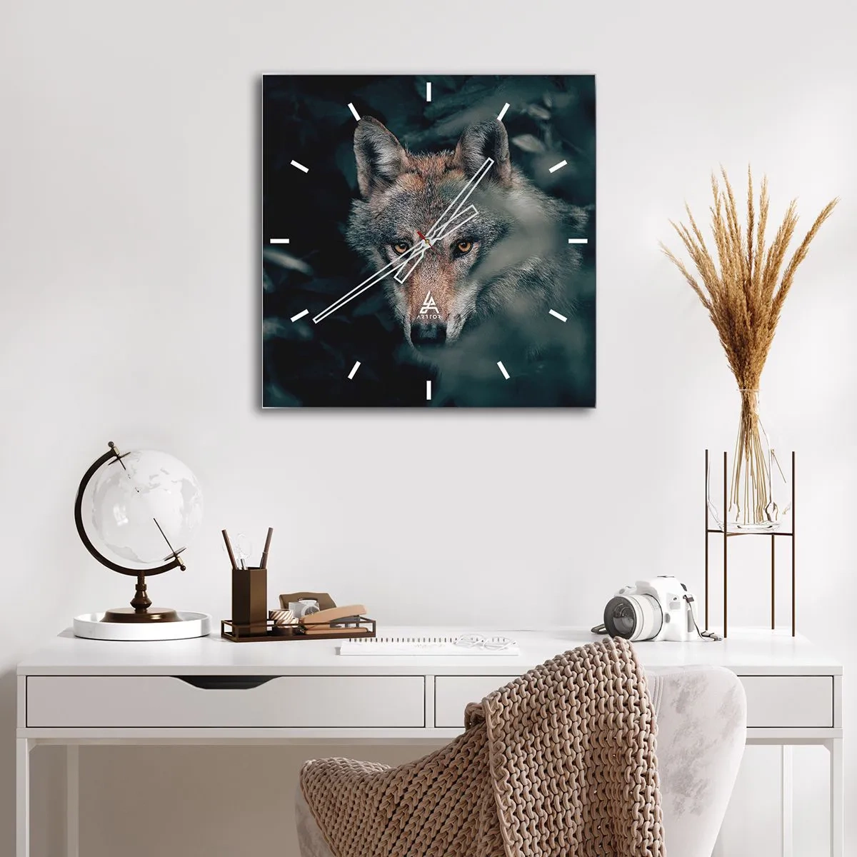 Falióra, Óra - Vadász - 30x30 cm