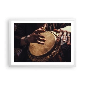 Poszter fekete keretben - A szív ritmusában - 70x50 cm