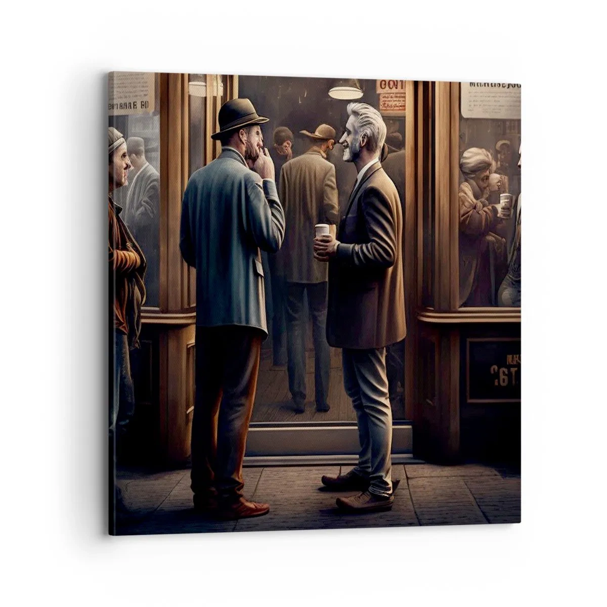 Vászonkép - A nap egy jó pillanata - 70x70 cm