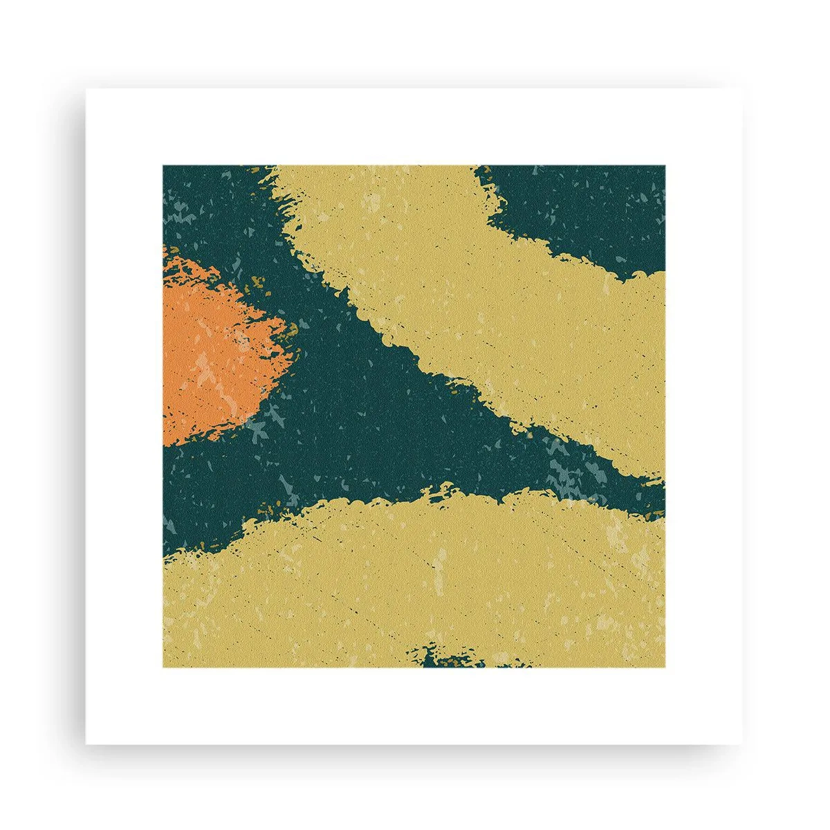 Poszter - Absztrakció - lassú mozgás - 30x30 cm