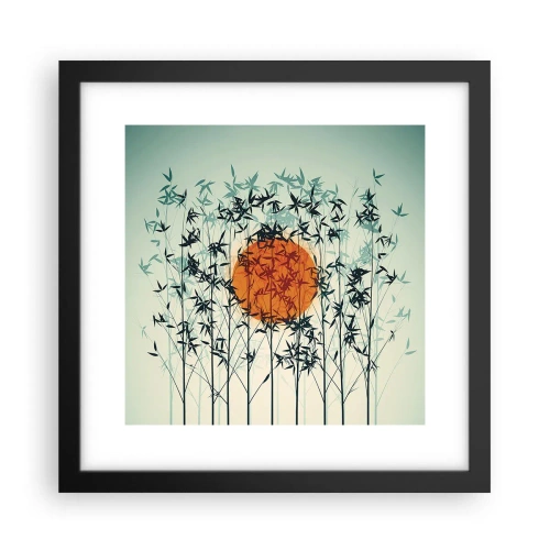 Poszter fehér keretben - Japán nap - 30x30 cm