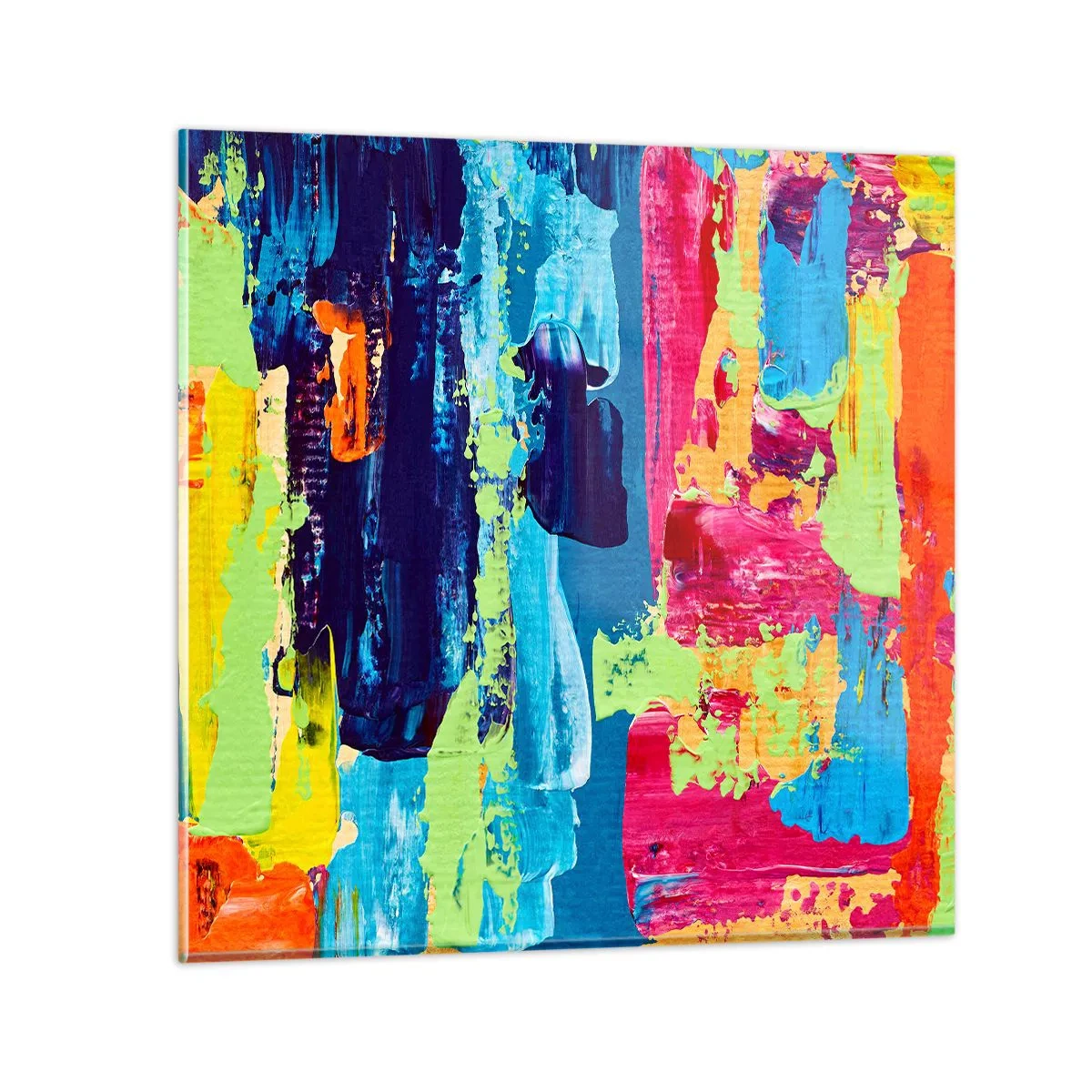 Üveg kép - Az élet gyönyörű! - 30x30 cm