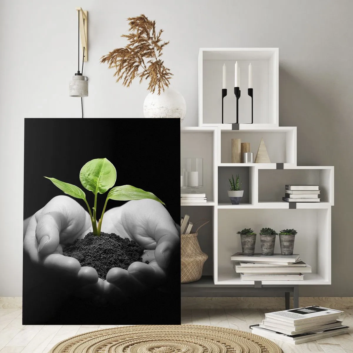 Üveg kép - Szeretem a természetet, védem azt - 70x100 cm
