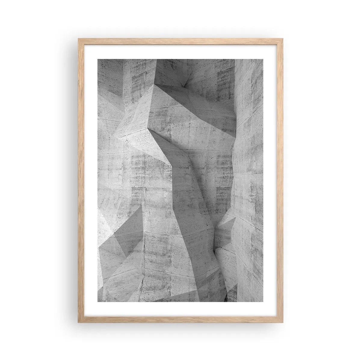 Poszter világos tölgy keretben - Igazi kihívás - 50x70 cm