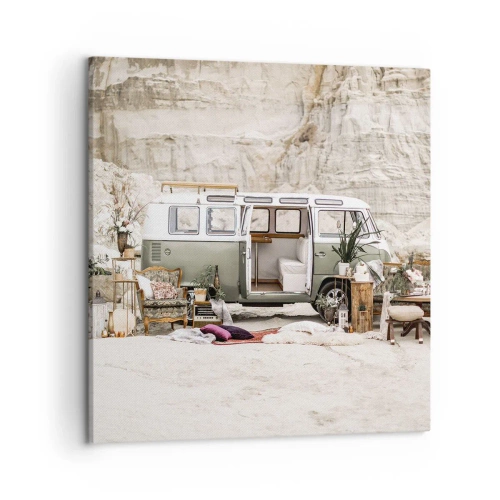 Vászonkép - Ideje elkezdeni az utazást - 50x50 cm