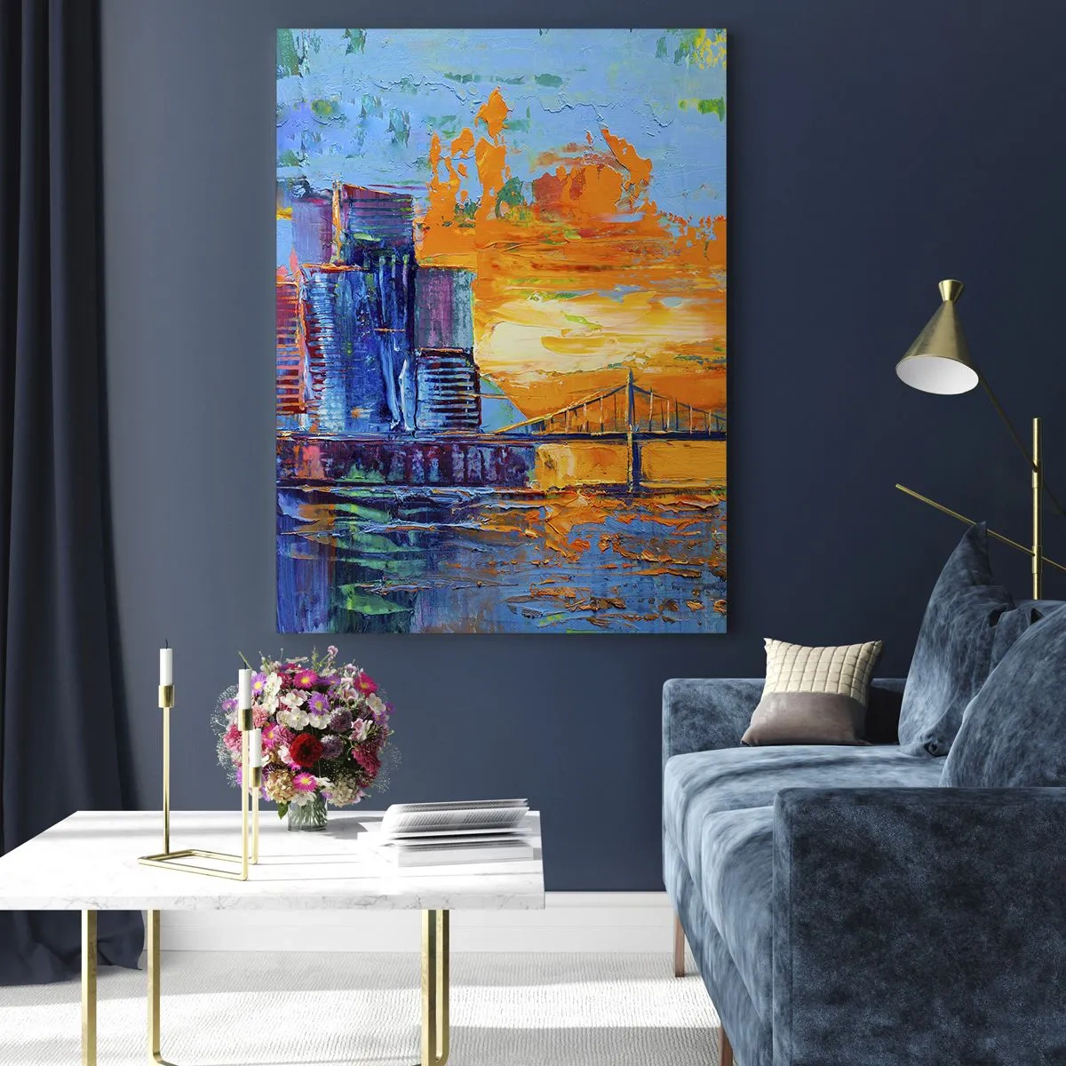 Üveg kép - Kultúra és természet - 80x120 cm