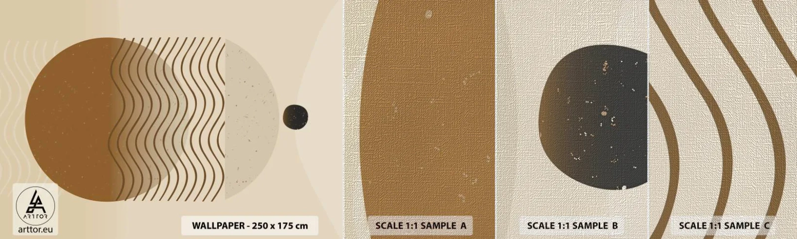 Fotótapéta Minta Premium Canvas - A geometriai formák eredetéről - Absztrakció, Darab, Minimalizmus - 100x30 cm